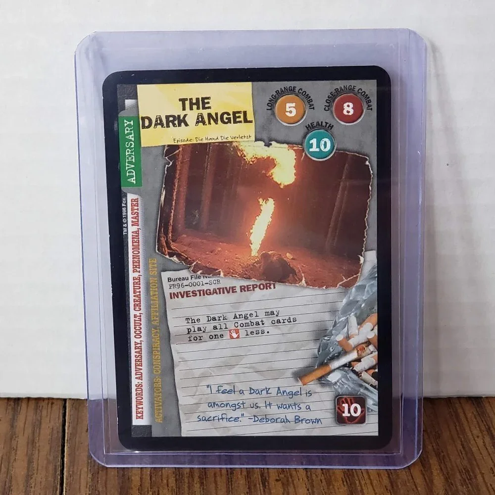 1997 The X-Files Collectible Card Game The Dark Angel Promo Card